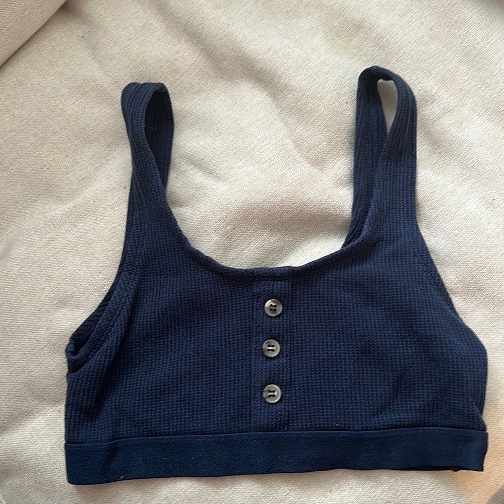 Colsie sports bra - waffle knit XS